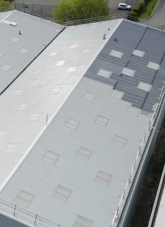 roof refurbishment for warehouse